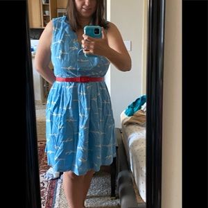 Modcloth Airplane! fit and flare dress